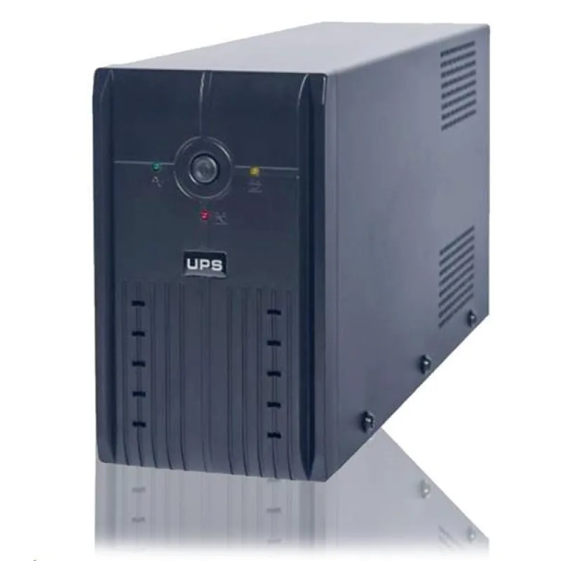 EUROCASE 1200VA LINE INTERACTIVE, 4x FR zásuvka, RJ11, USB data EA200LED…