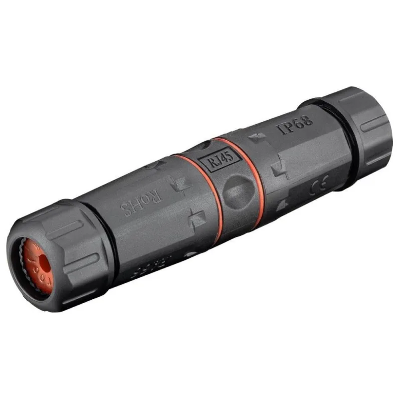 Spojka vodotěsná STP RJ45, Cat5E, Cat6, Cat6A, krytí IP68 Spojka…