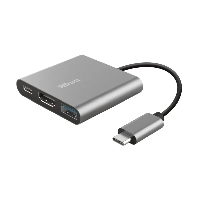 Adaptér TRUST DALYX, 3 v 1, USB-C 23772