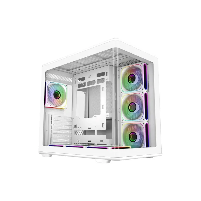Cooler Master case Elite 600, ATX, Průhledná bočnice, 7x 120mm ARGB…