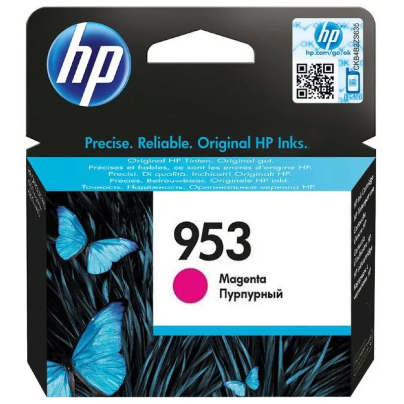 HP 953 purpurová atramentová kazeta, F6U13AE F6U13AE