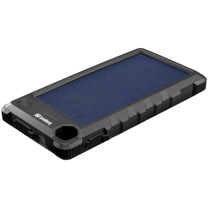 Sandberg Outdoor Solar Powerbank 10000 mAh, solárna nabíjačka, čierna 420…