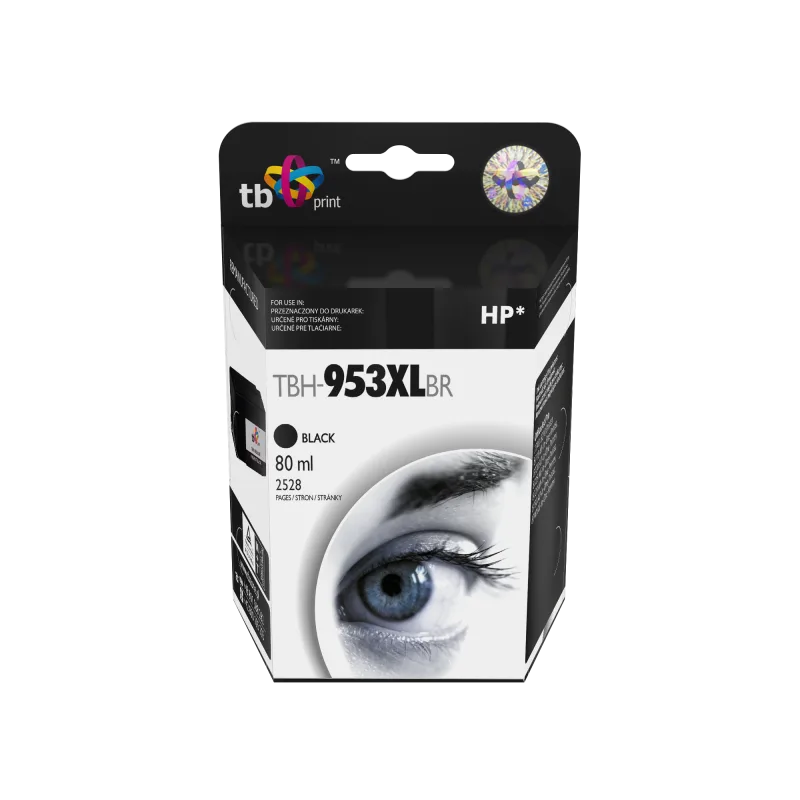 Ink. kazeta TB kompat. s HP OJ 8710, Black, ref TBH-953XLBR