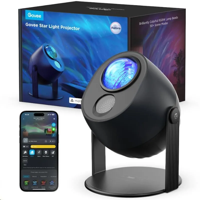 Govee Galaxy Light Projector Pro Matter s reproduktorem H6093011