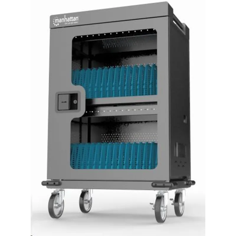 MANHATTAN nabíjací vozík - 32 portov, 576 W, prepäťová ochrana, tiché…