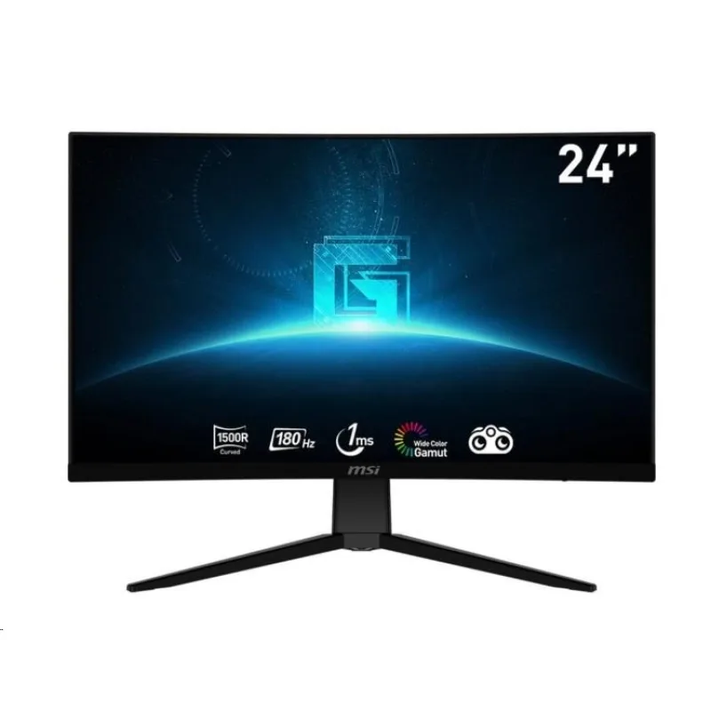 MSI LCD Gaming G2422C, 23.6", VA, 180Hz, VESA 75x75, Black G2422C