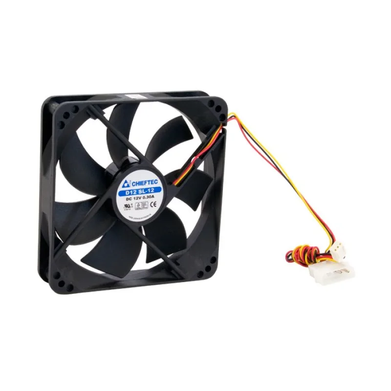 Ventilátor CHIEFTEC AF-1225S, 120x120x25 mm, s 3/ 4pinovým konektorom…