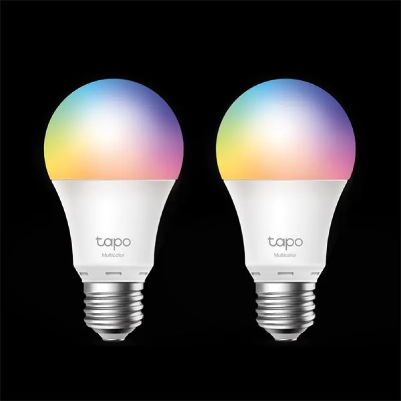 Smart Wi-Fi Light Bulb, Multicolor, 2-Pack SPEC: E27, 220–240 V,…