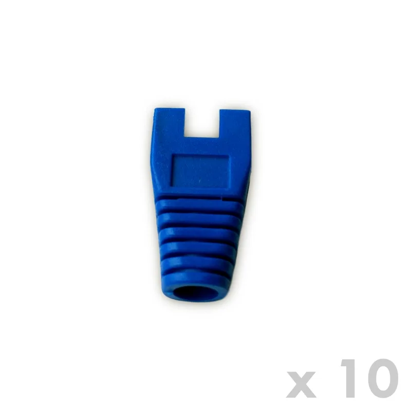 DATACOM Ochrana RJ45 s výrezom MODRÁ (10ks) 4343