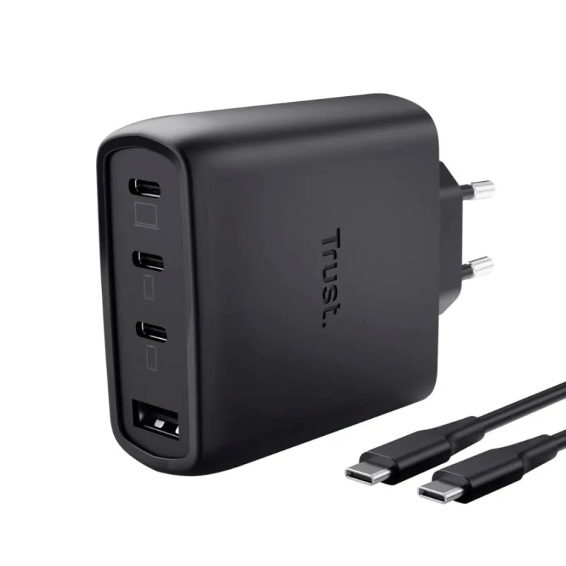 TRUST MAXO 65W 4P GAN CHARGER BLK 26067