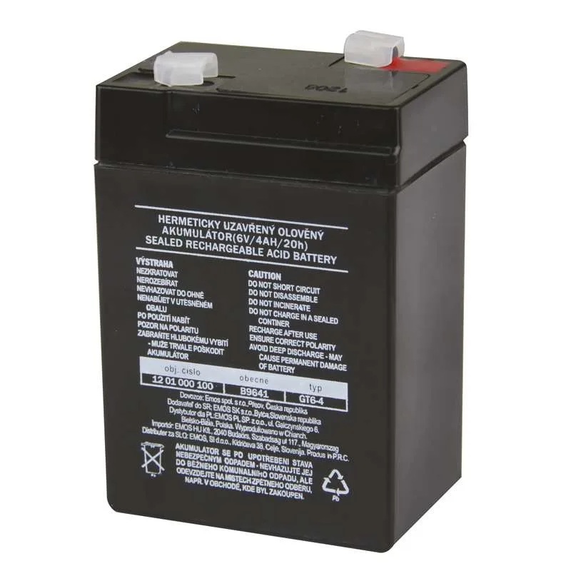 AKUMULÁTOR SLA 6V / 4Ah FA-4, 7mm 1201000100