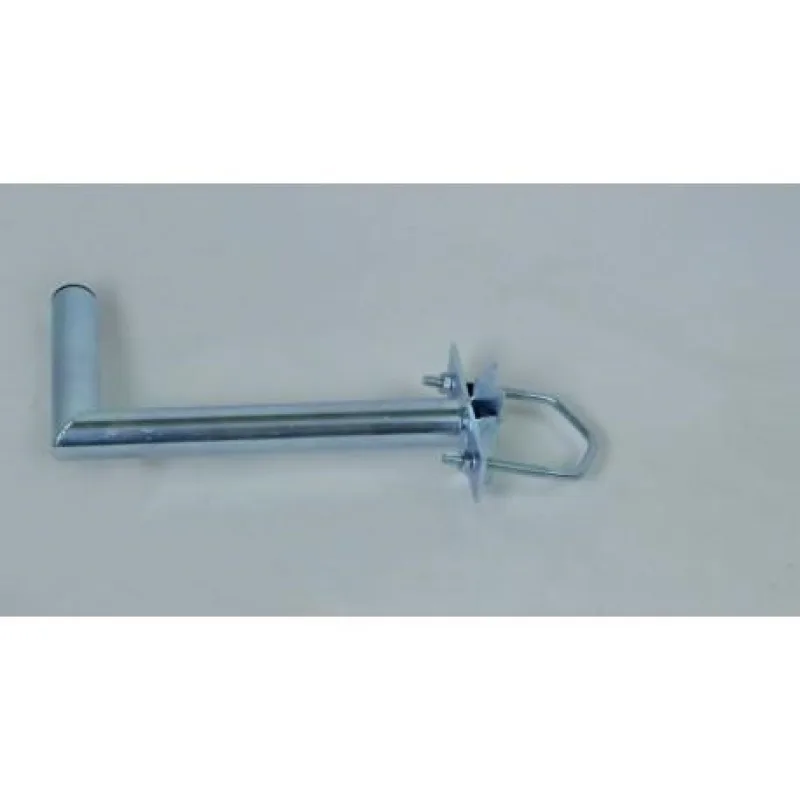 Držák antény na balkón s vinklem, galvanický zinek, délka 35cm K35B1