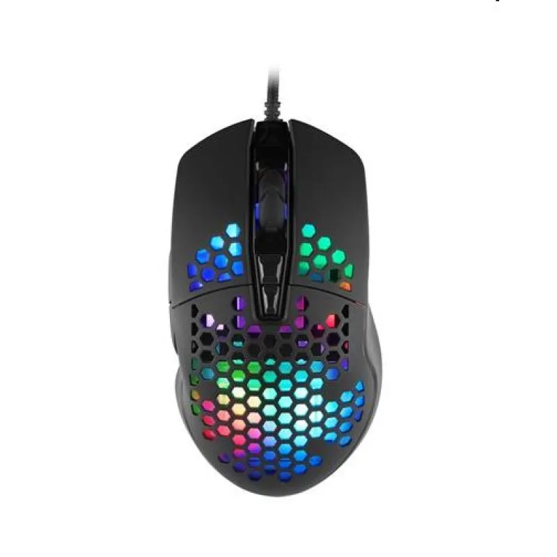 Herná myš C-TECH Scarab, casual gaming, 7200 DPI, RGB podsvietenie, USB…
