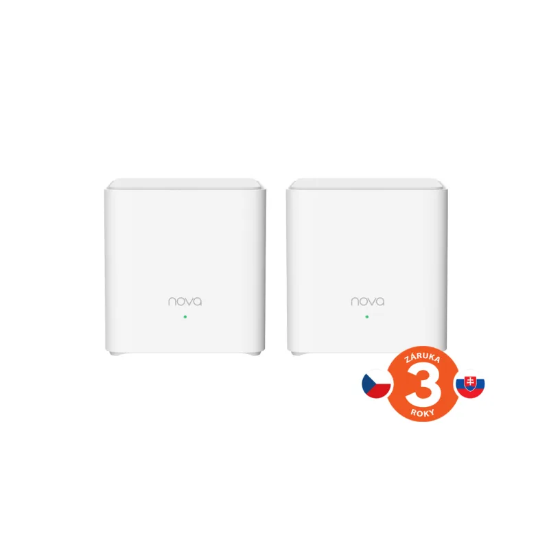 Tenda Nova EX3 (2-pack) WiFi6 AX1500 Mesh Gigabit systém, 4xGLAN/ GWAN,…