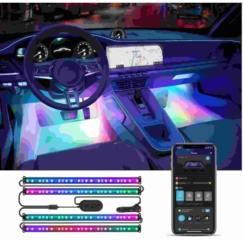 Govee Smart LED pásky do auta - RGBIC H70900D2