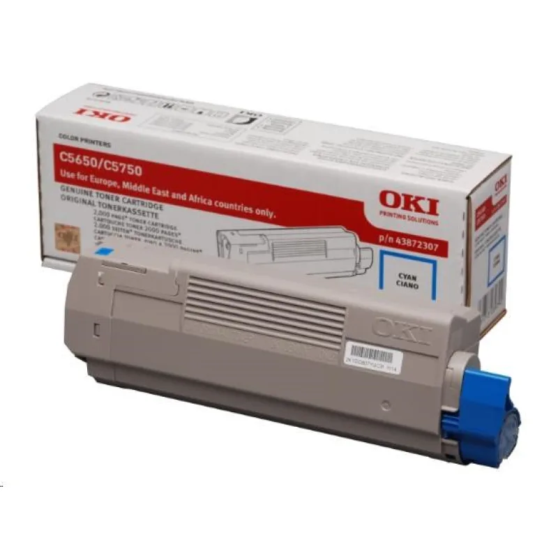 Oki Toner Cyan pre C5650/ C5750 (2 000 strán) 43872307
