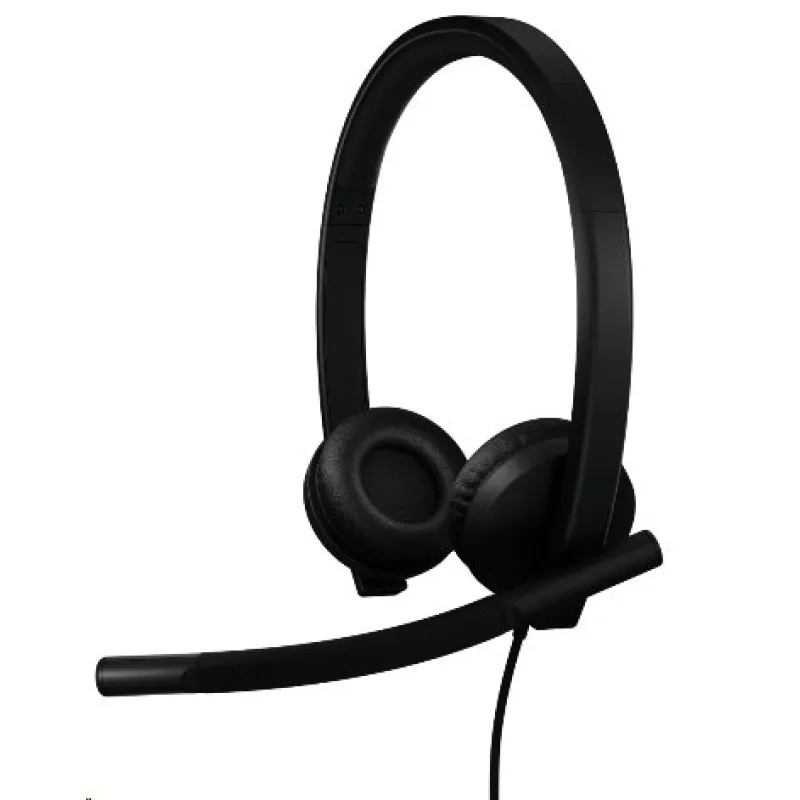 Logitech® H570e USB Headset Stereo (Teams version) headset - BLACK - USB…
