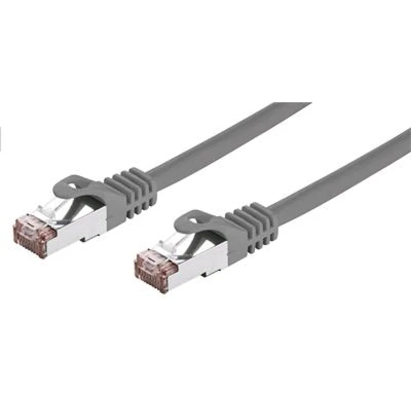 Kábel C-TECH patchcord Cat6, FTP, sivý, 0, 5m CB-PP6F-05