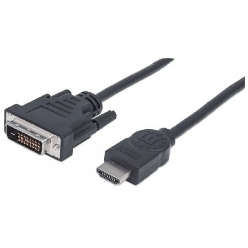 MANHATTAN HDMI samec na DVI-D 24+1 samec, dvojlinkové prepojenie, …
