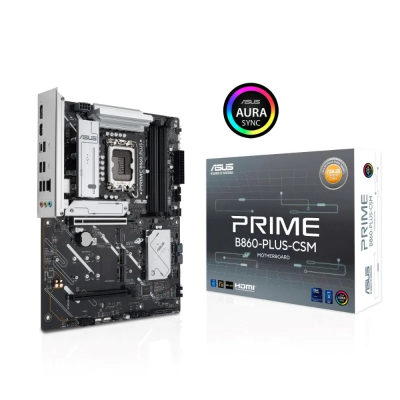 ASUS MB Sc LGA1851 PRIME B860-PLUS-CSM, Intel B860, 4xDDR5, 1xDP, …