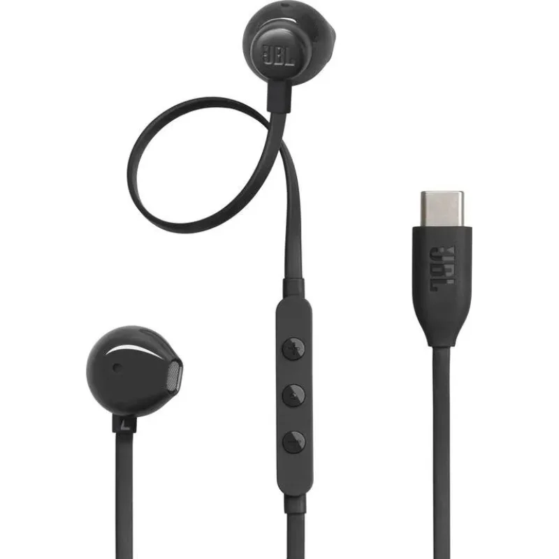 JBL Tune 305 USB-C, čierne JBL T305CBLK