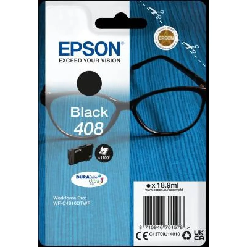 Atrament EPSON Black 408 DURABrite Ultra C13T09J14010
