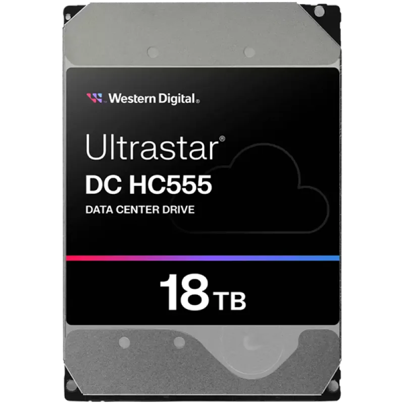 Western Digital Ultrastar DC HC555 3,5" HDD 18TB 7200rpm SATA 6Gb/s 512MB…