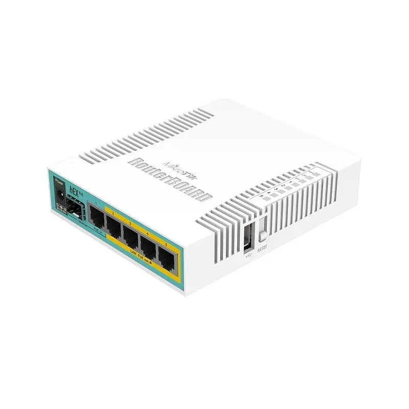 MIKROTIK RouterBOARD hEX PoE + L4…