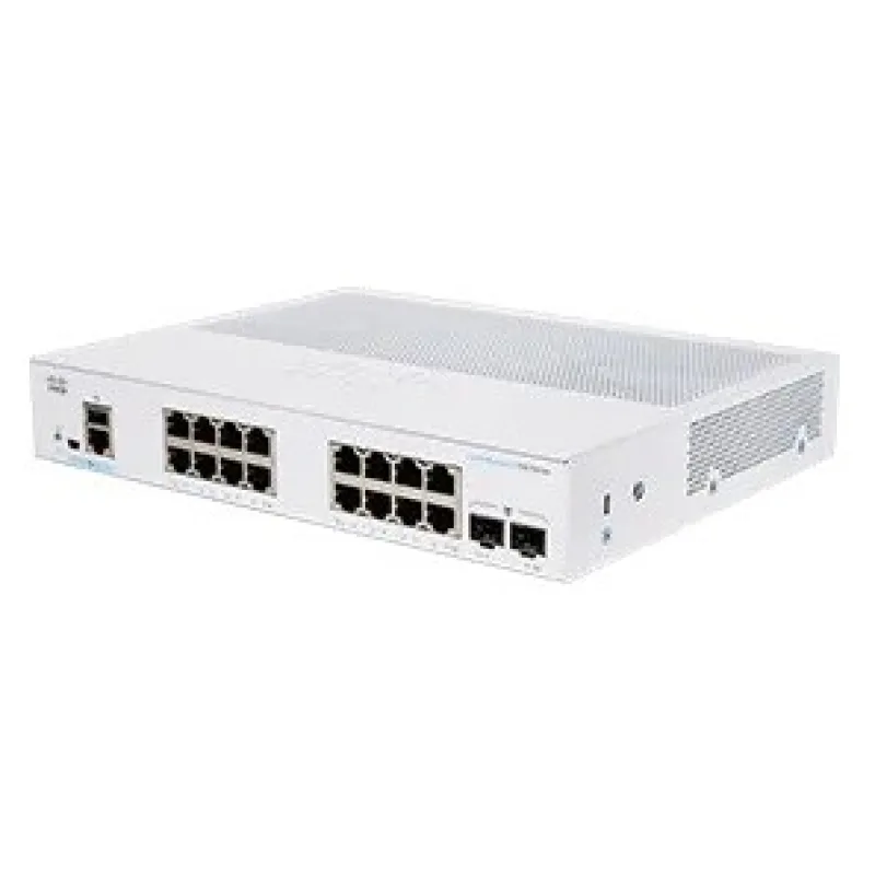 Cisco switch CBS250-16T-2G (16xGbE, 2xSFP, fanless) - REFRESH CBS250-16T…