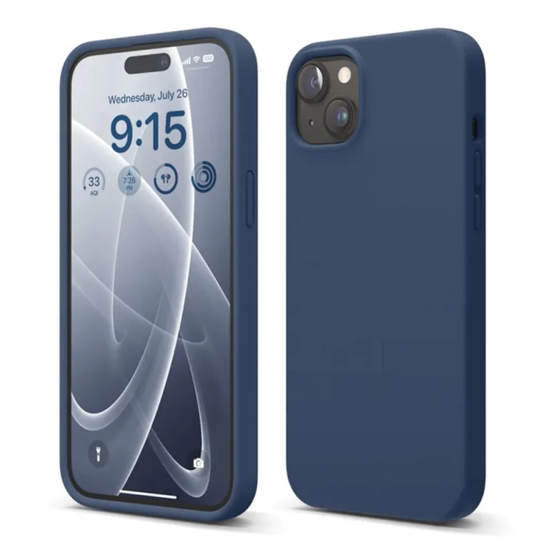 Elago kryt Silicone Case pre iPhone 15 Plus - Jean Indigo ES15SC67-JIN