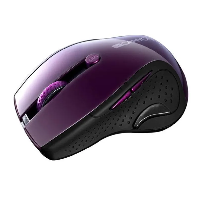 Canyon MW-01, Wireless optická myš USB, 6 tlač., 1000/1200/1600 dpi, LED…