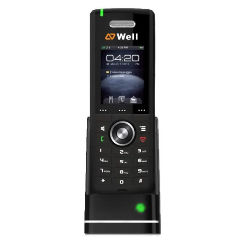 WELL RTX8630 IP DECT rúčka pre RTX8660, 2" bar.LCD, 8 prog.tl. 10000185