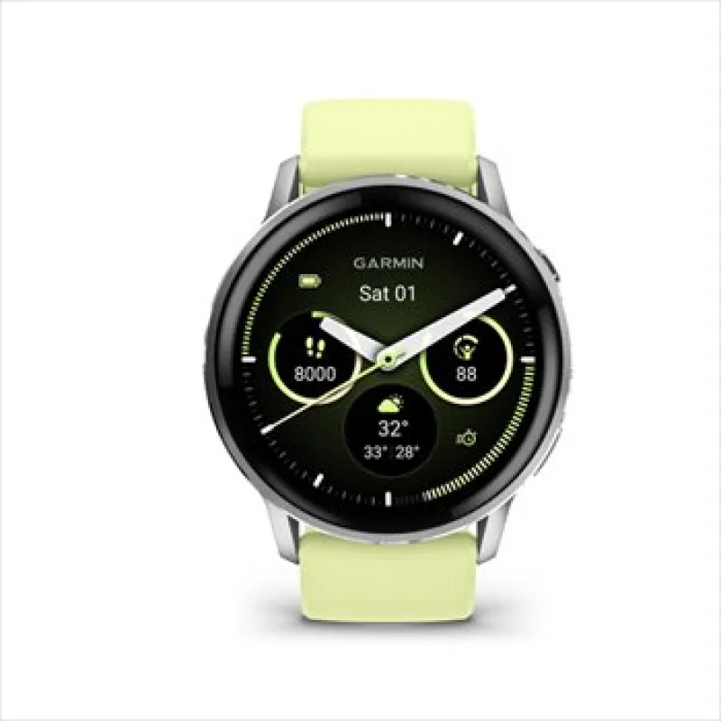 Garmin VENU 4 - 45mm, Gray/ Silver + Citron 010-03014-02