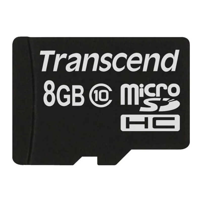 Karta TRANSCEND MicroSDHC Class 10 8GB, bez adaptéra TS8GUSDC10