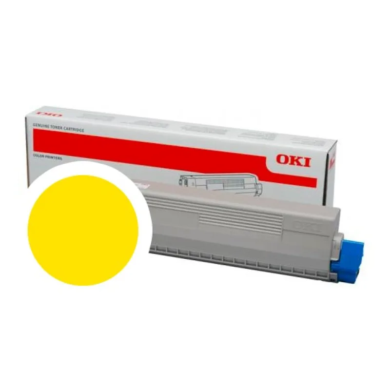 OKI žltý toner do C824/ C834/ C844 (5 000 strán) 47095701