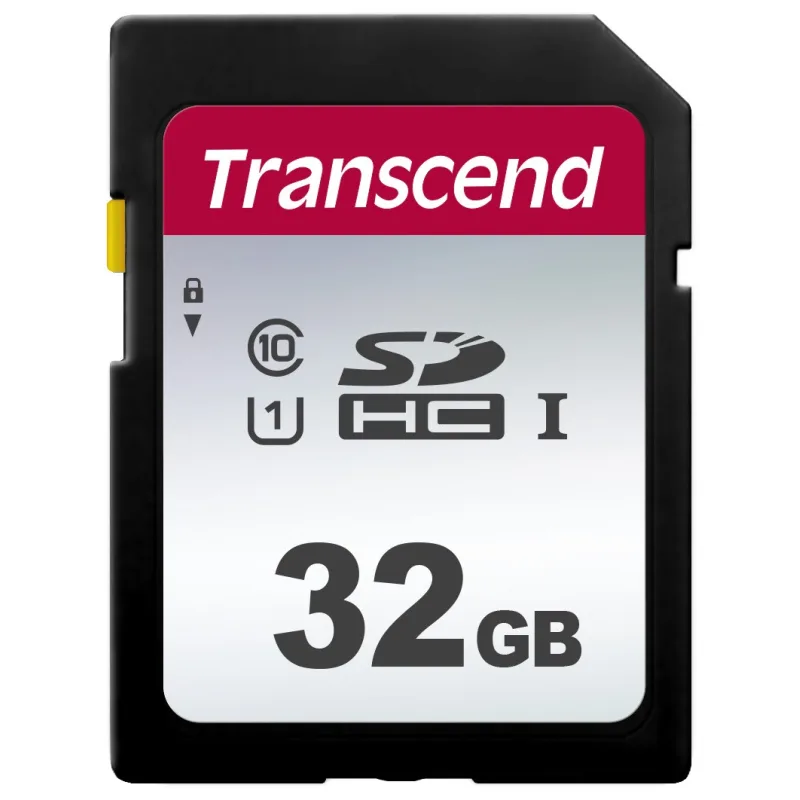 Karta TRANSCEND SDHC 32GB 300S, UHS-I U1 (R:100/ W:25 MB/ s) TS32GSDC300S