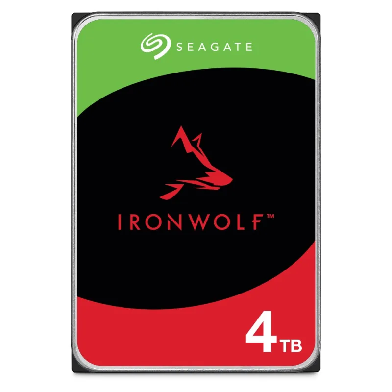 SEAGATE HDD 4TB IRONWOLF (NAS), 3.5", SATAIII, 5400 RPM, Cache 256MB…