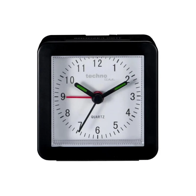 TechnoLine Modell SC analogový budík, černý Modell SC black