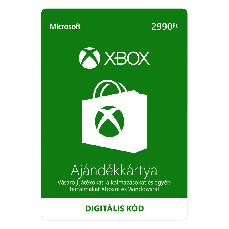 ESD XBOX - Dárková karta Xbox 2990 HUF ESD_K4W-03493