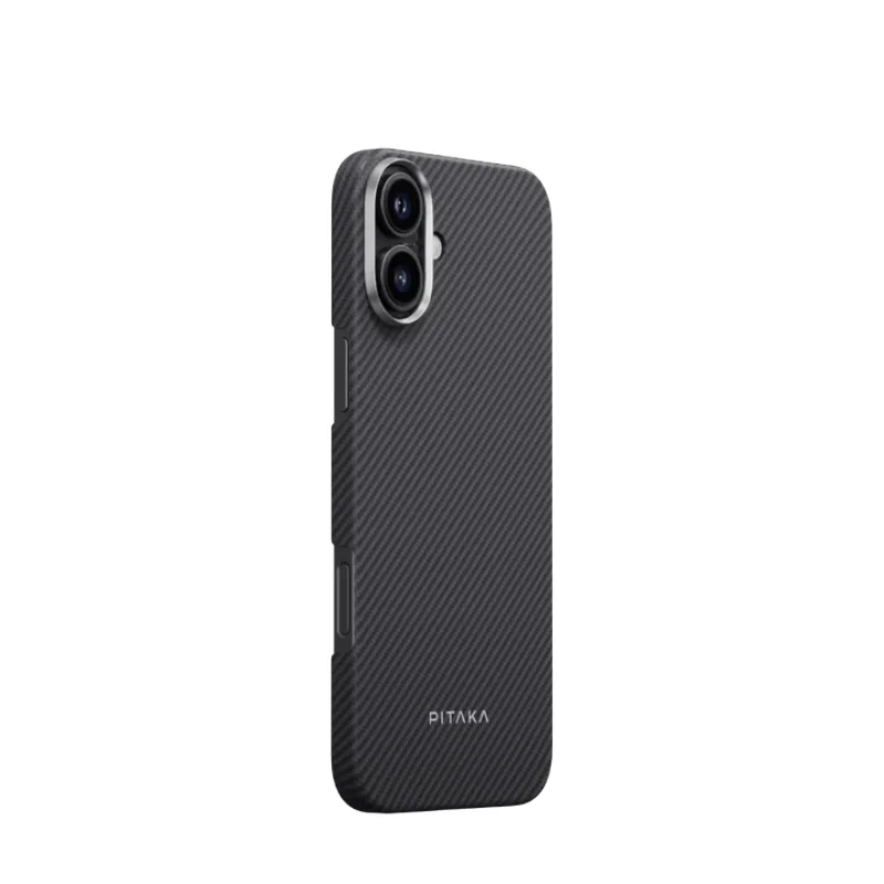 Pitaka kryt Ultra-Slim Case pre iPhone 16 - Black/Grey Twill KI1601A