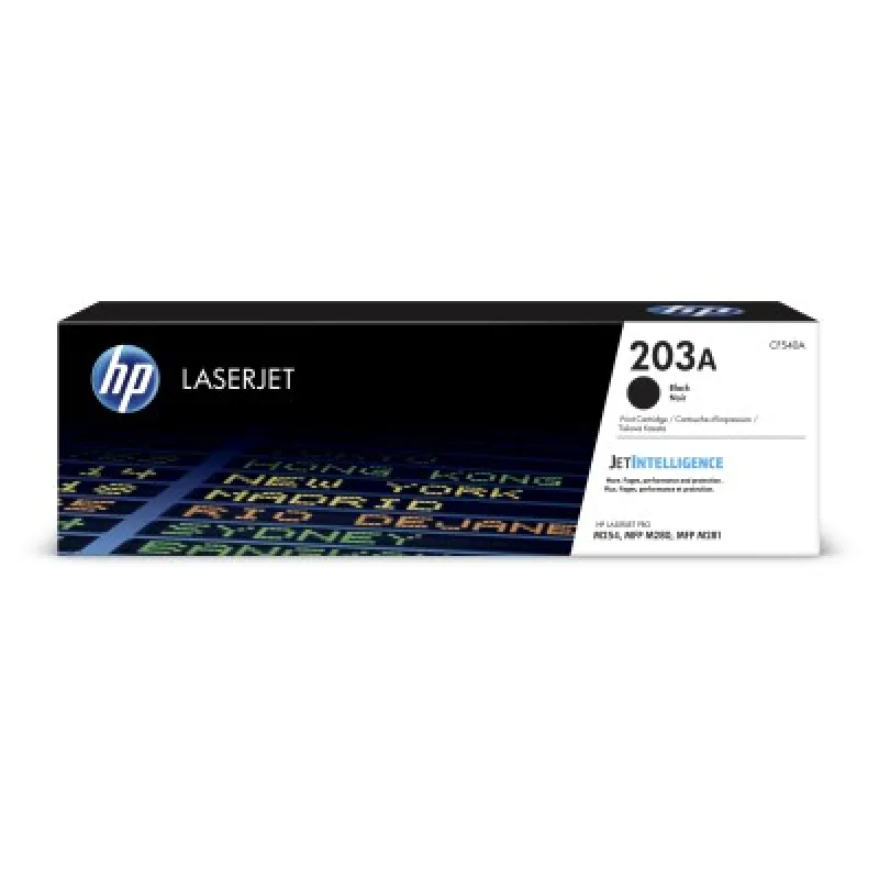 HP 203 Black Original LJ Toner Cartridge, CF540A CF540A