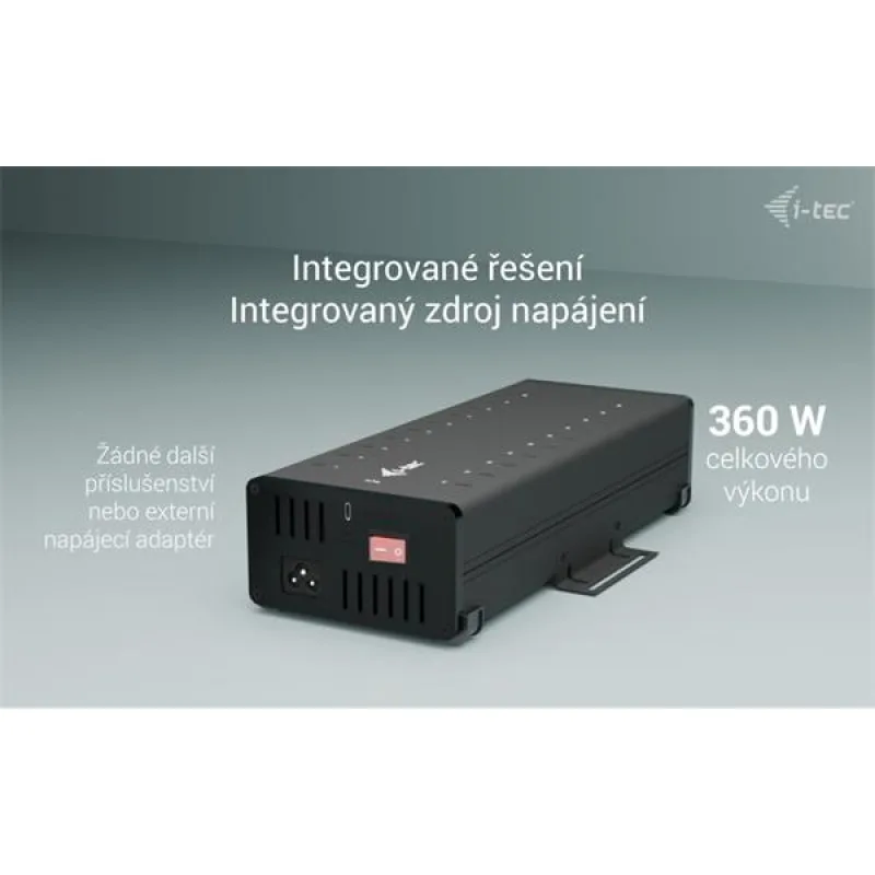 i-tec USB-C/USB-A Metal Charging+Data HUB, 15W per port, 20x USB-C, 360W…