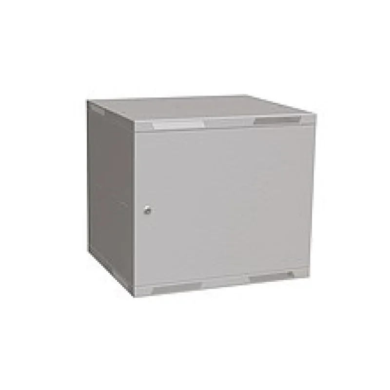 Nástenný rozvádzač Solarix SENSA LITE 9U 450 mm, plechové dvere, RAL…