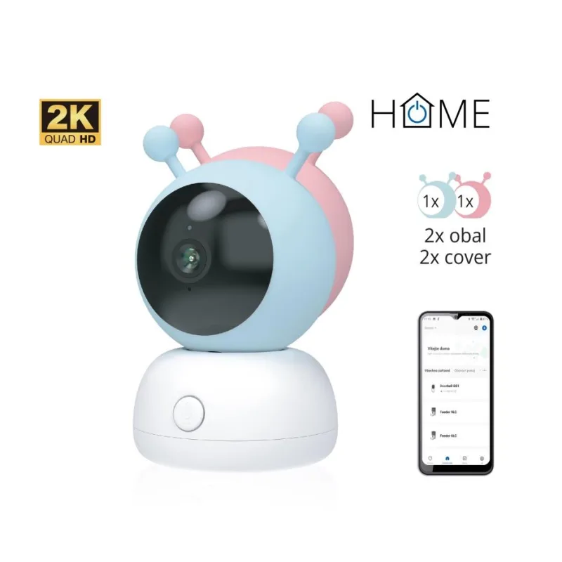iGET HOME Camera CS2 Baby - WiFi 2K IP kamera a opatrovateľka, nočné…
