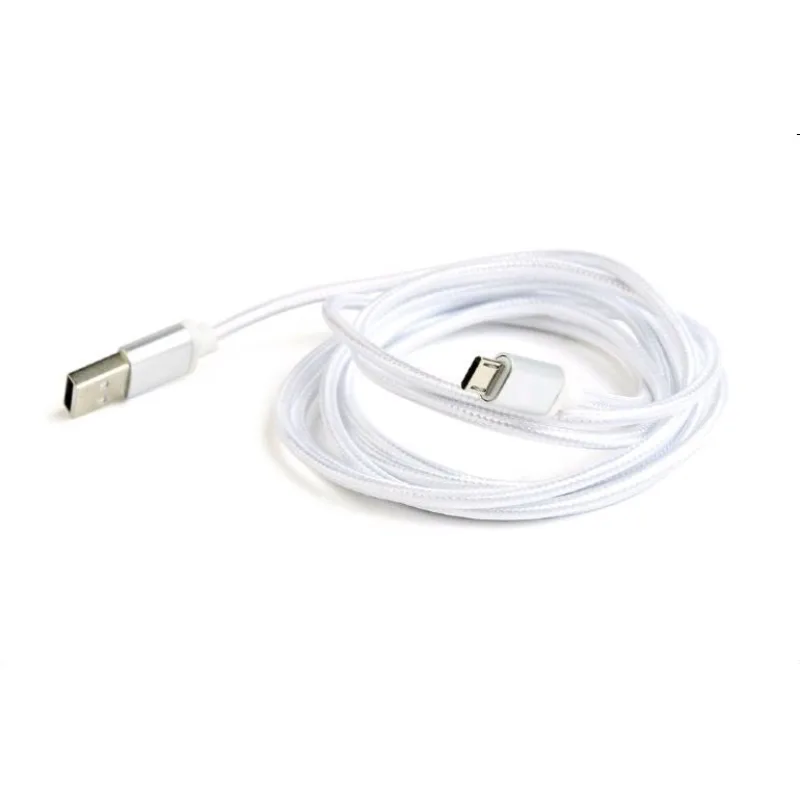 Kábel CABLEXPERT USB A Male/Micro B Male 2.0, 1,8m, opletený, strieborný,…