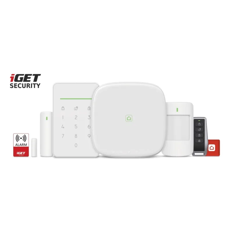 iGET SECURITY M5-4G Premium - Inteligentný 4G/ WiFi/ LAN alarm, ovládanie…