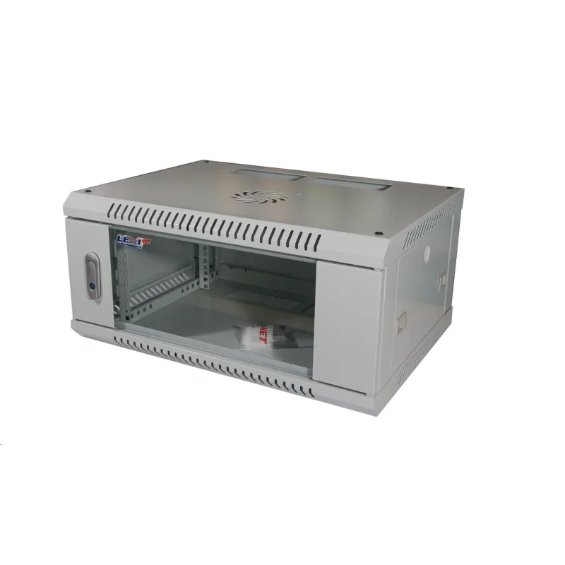 LEXI-Net 19" nástěnný rozvaděč 4U 600x450, nosnost 60 kg, skleněné…