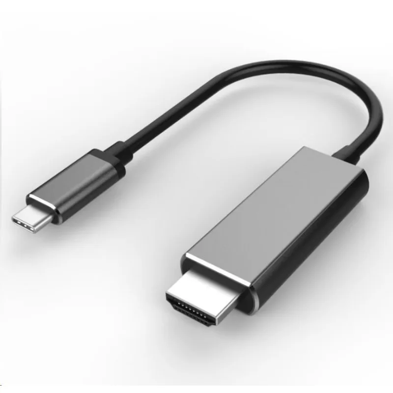 Kábel PREMIUMCORD USB3.1 Type-C na HDMI, 1, 8 m 4K*2K@60Hz Hliník…