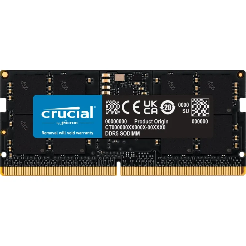 CRUCIAL SODIMM DDR5 16GB 5600MHz CL46 CT16G56C46S5