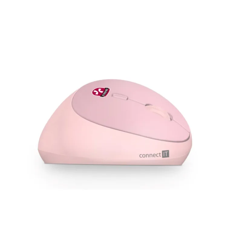 CONNECT IT FOR HEALTH LADIES PINK Bezdrátová vertikální myš, ergonomická…
